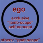 ego exclusivity: lambscape and goatscape